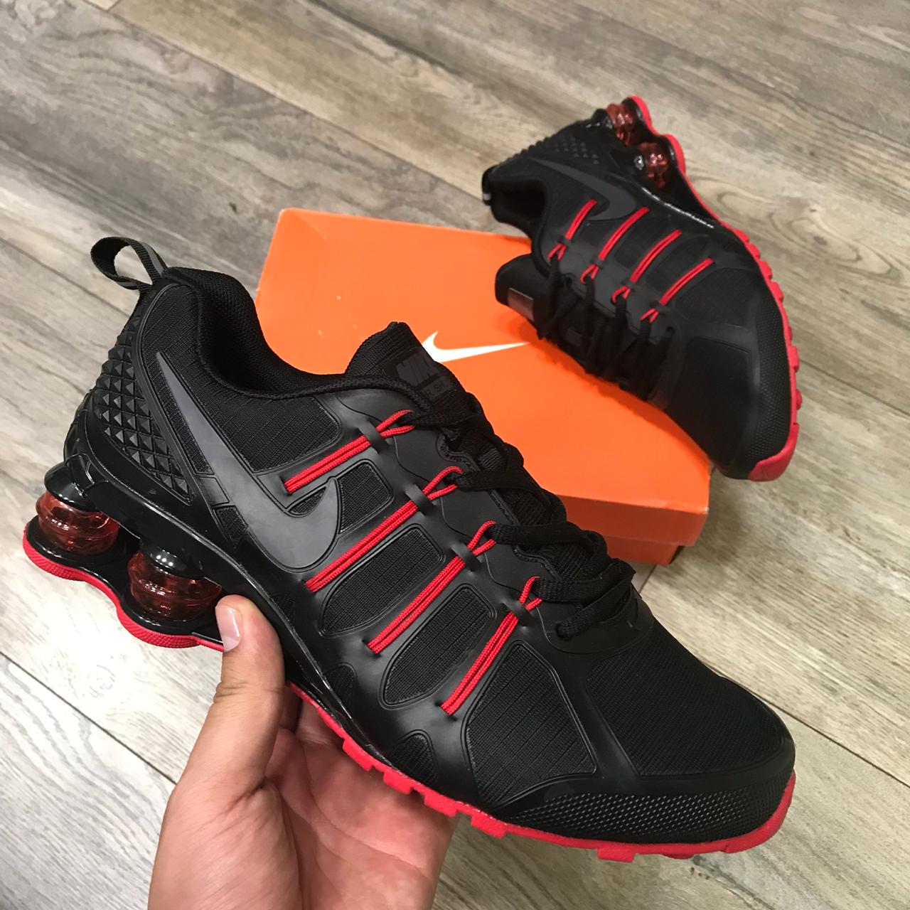 tenis nike shox rojos
