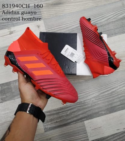 Adidas guayos control hombre rojos