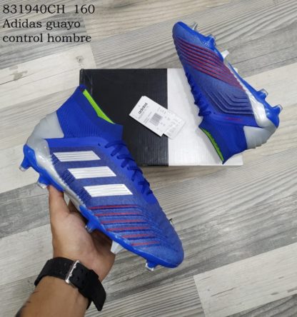 guayos adidas control azul