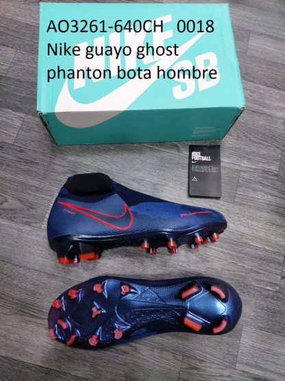 guayos ghost phanton bota gris azul naranja