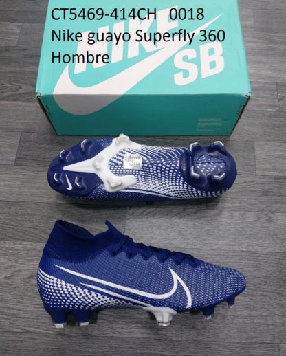 guayos nike superfly 360 azul hombre