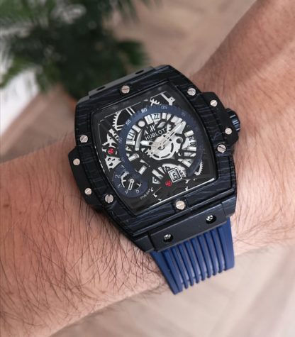 reloj hublot para hombre azul