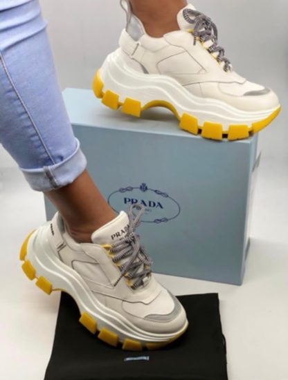 tenis prada plataforma mujer