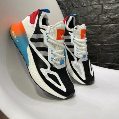 adidas zx 2k blanca naranja