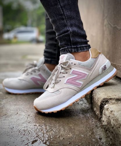 new balance 574 rosada