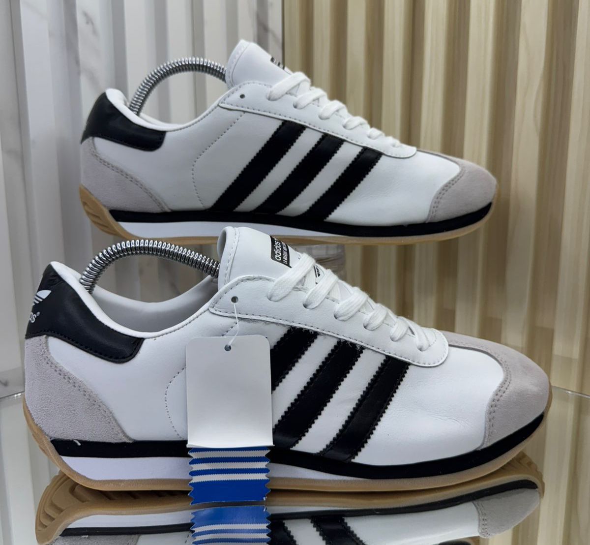 Adidas Country OG 1970 verde blanco original triple AAA al por mayor Colombia historia heritage 56 anos vintage retro