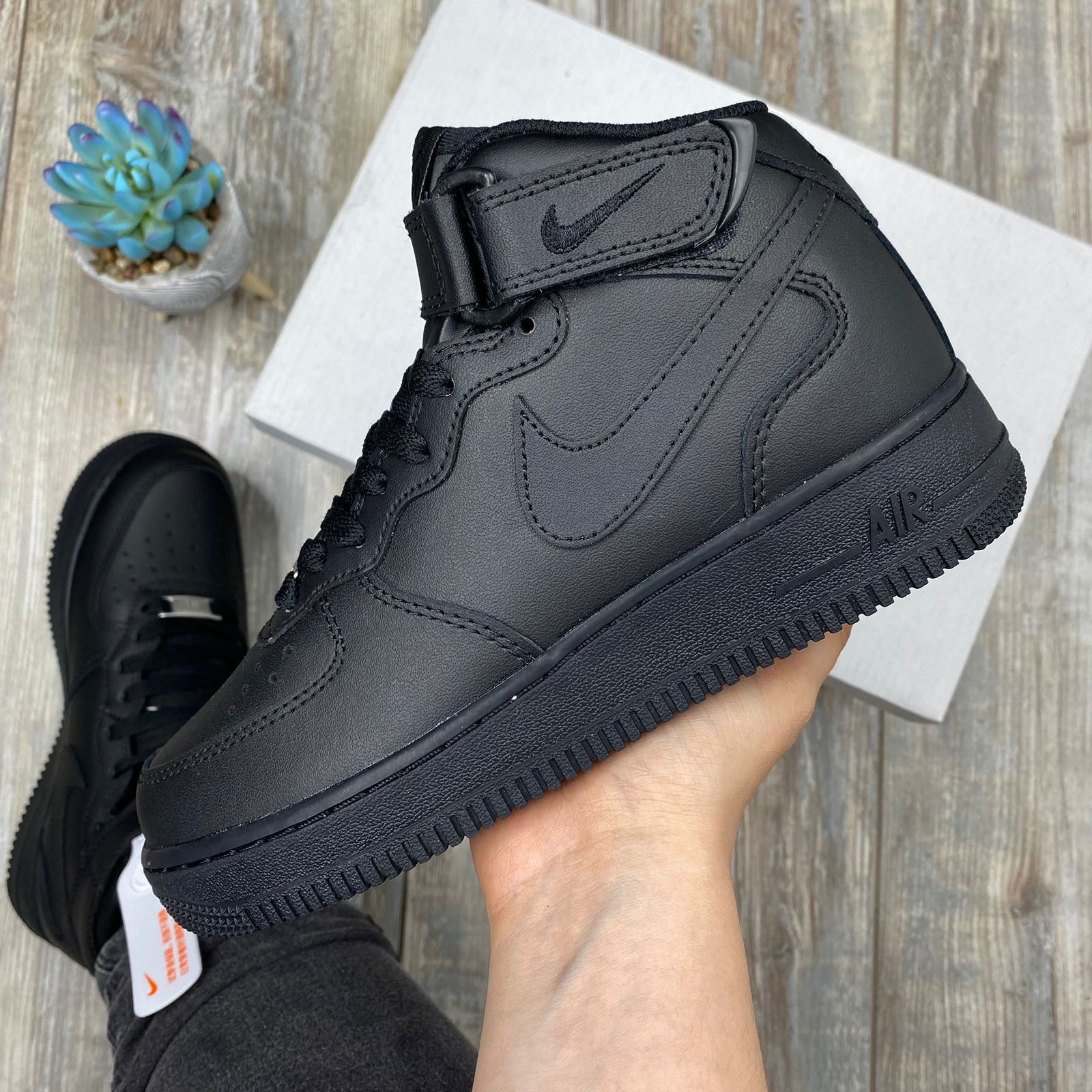 Air Force 1 High Strap velcro triple AAA replica al 92% del original Bogota Medellin Cali mayorista revendedor DJ urbano