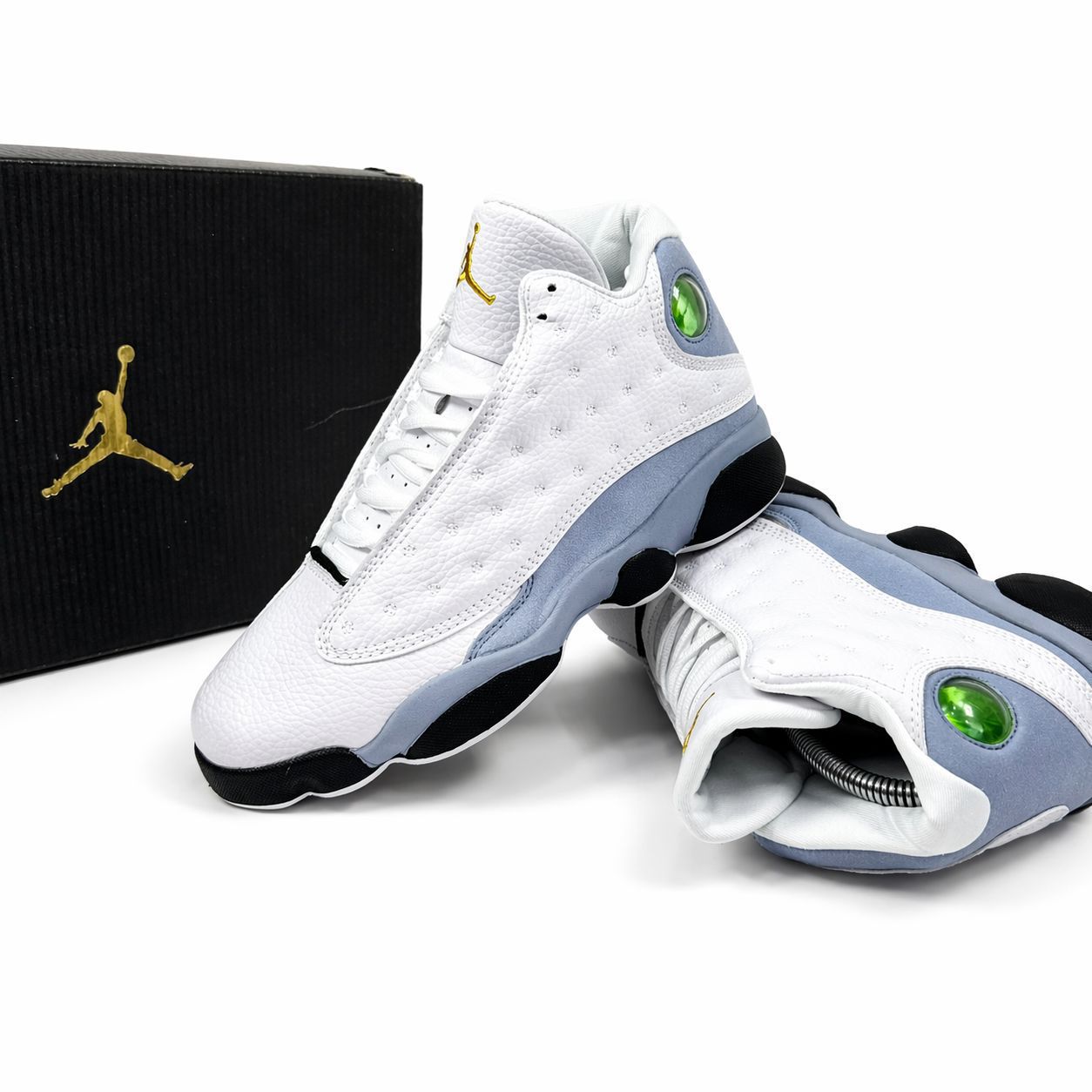 Jordan Retro 13 Blue Grey blanca con accent azul gris cool grey mayorista Colombia 2026 triple AAA modelo holographic eye desde 108000 COP envios