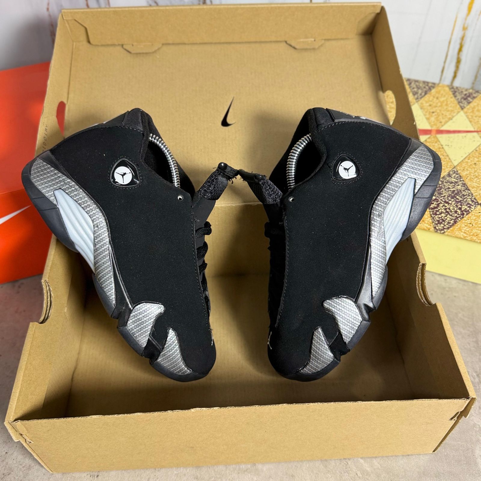 Jordan Retro 14 Last Shot al por mayor Colombia triple AAA — Air Jordan 14 Last Shot black red Bulls 1998 NBA Finals desde 115.000 COP