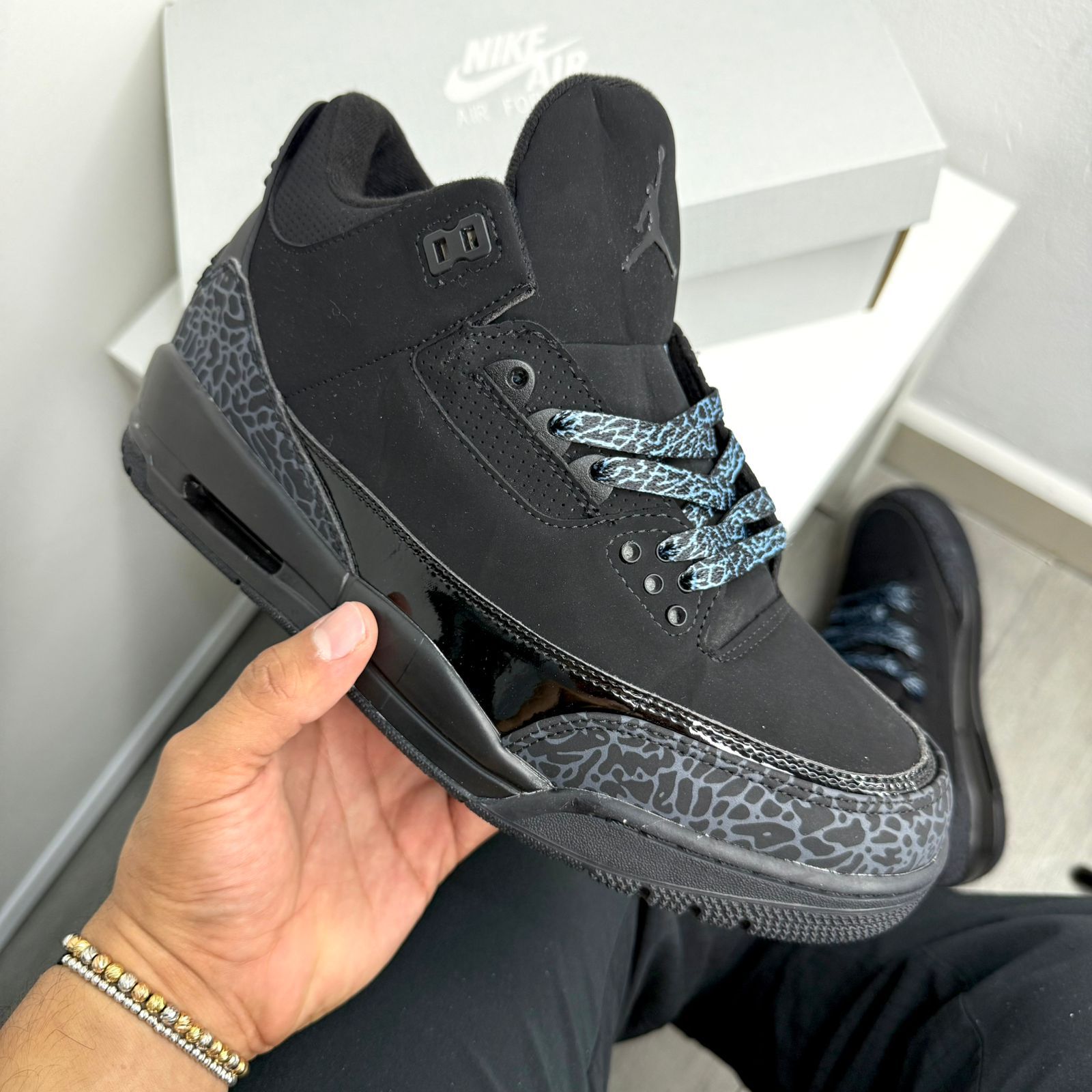Jordan Retro 3 UNC Blue al por mayor Colombia triple AAA zapatillascolombia.com envíos 1-2 días a toda Colombia