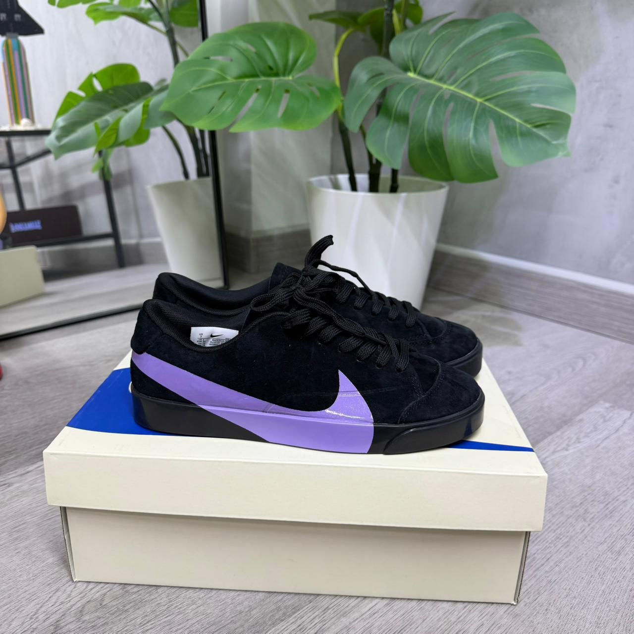 Nike Blazer negro morado triple AAA al por mayor Colombia zapatillascolombia.com