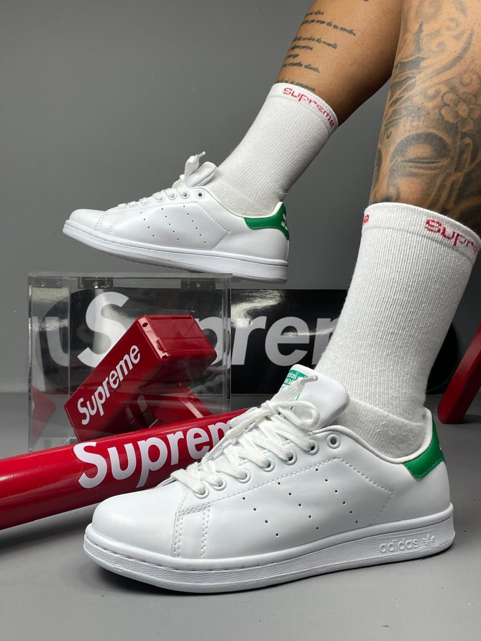 Stan Smith triple AAA Colombia 2026 - sistema 7 puntos AAA inspeccion calidad cuero perforaciones simetricas zapatillascolombia.com