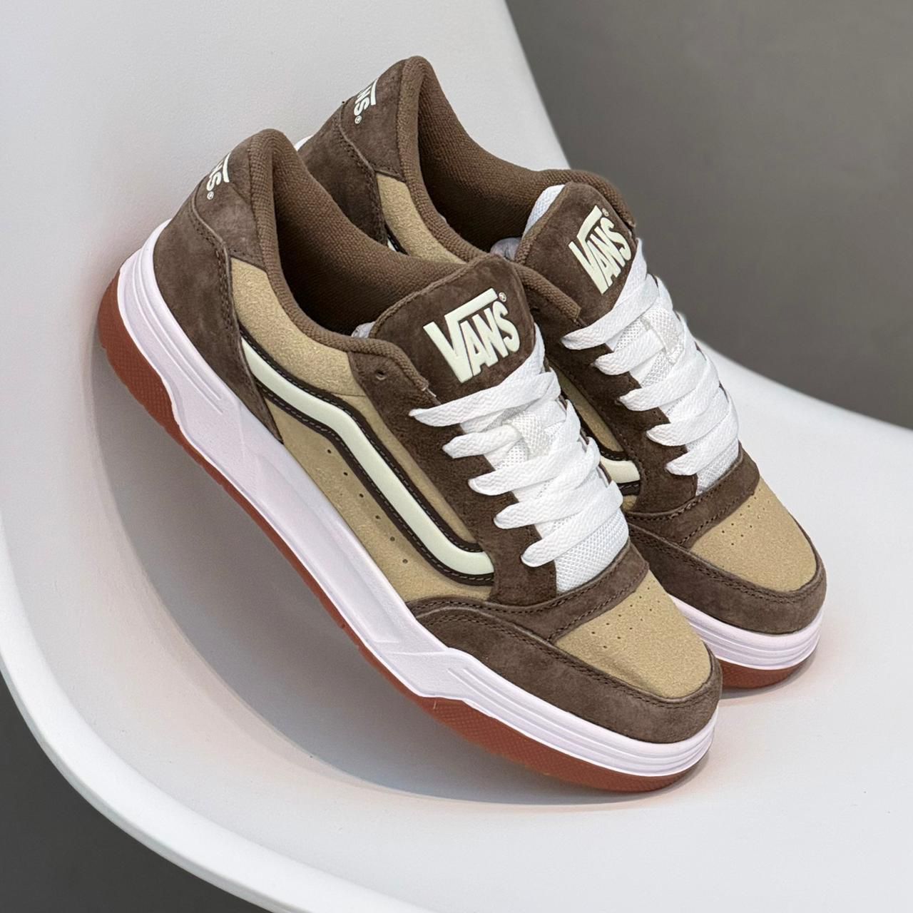 Vans Cruze color cafe marron suela gum mayorista Colombia 2026 chunky low-top triple AAA desde 90.000 COP por par envio 1-2 dias toda Colombia