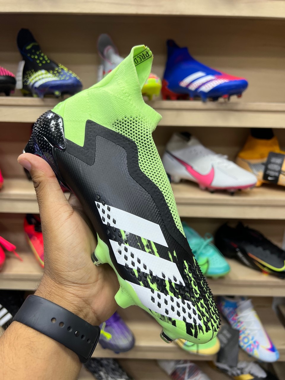 Guayos Adidas Predator verde y negro al por mayor Colombia triple AAA